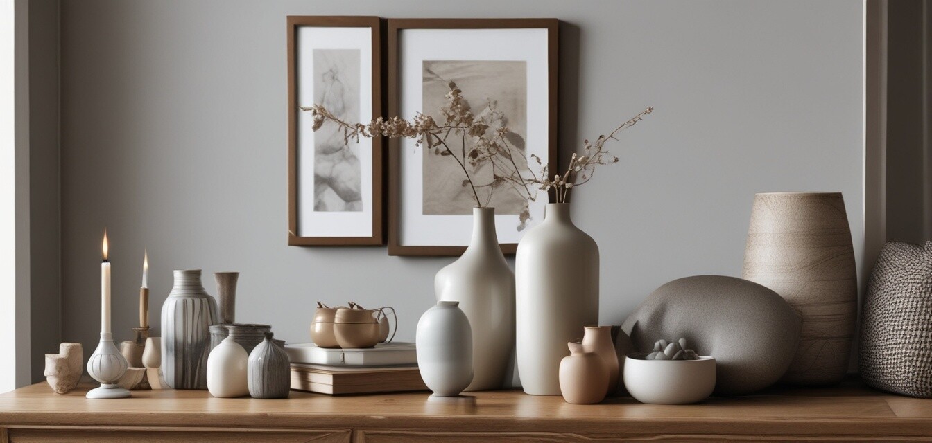 Accessoires de décoration stylés