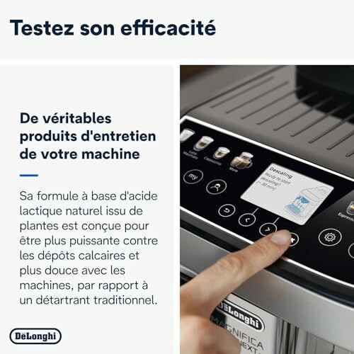 Machine à café De'Longhi avec écran d'entretien